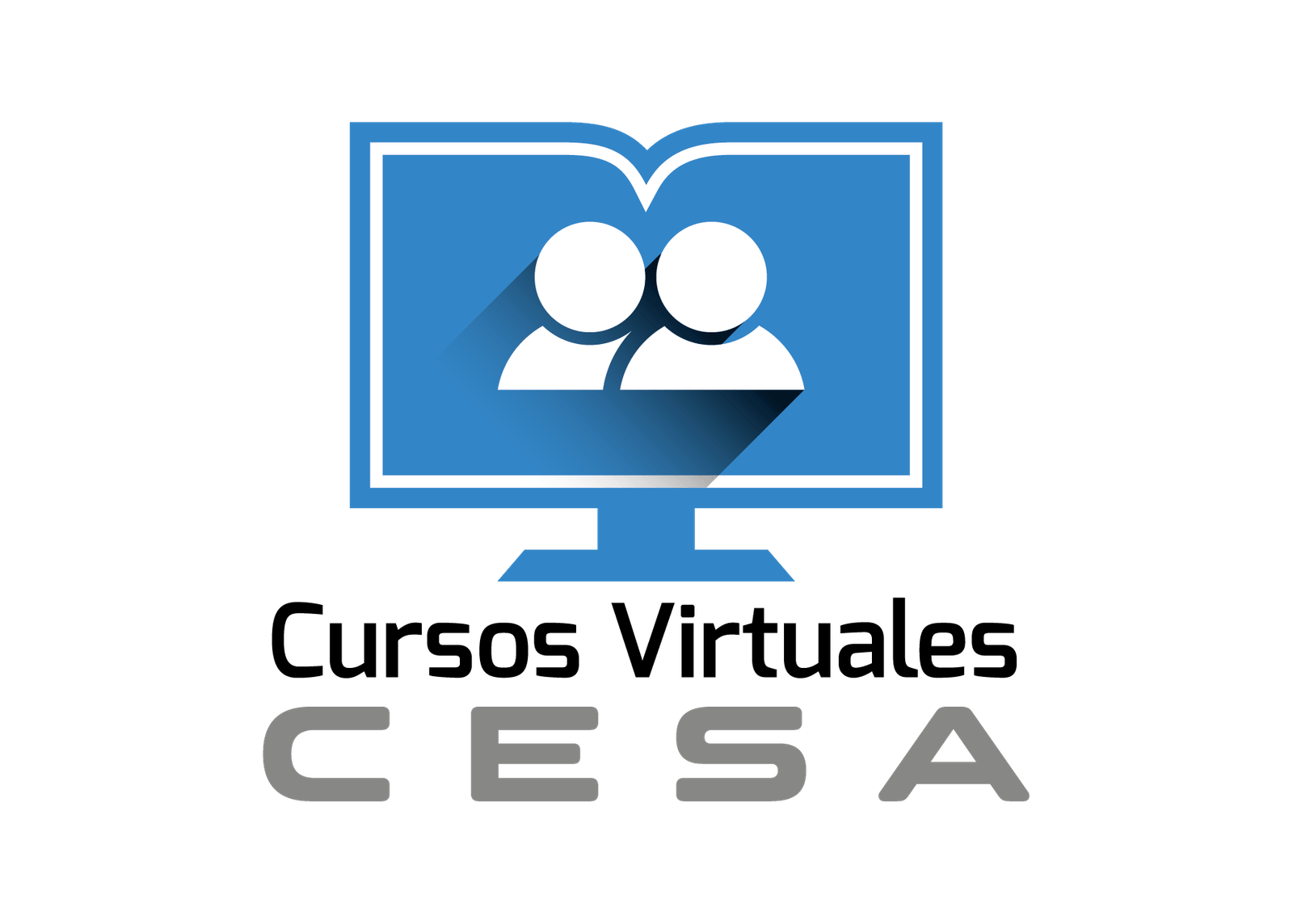 Logo de Cursos Virtuales CESA, con letras